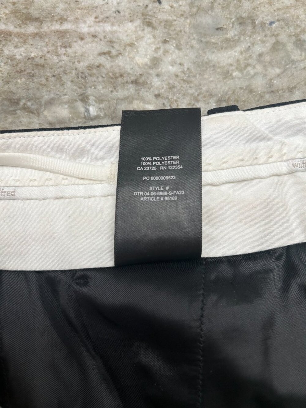 Aritzia Wide Leg Trousers in Black - Picture 6 of 6